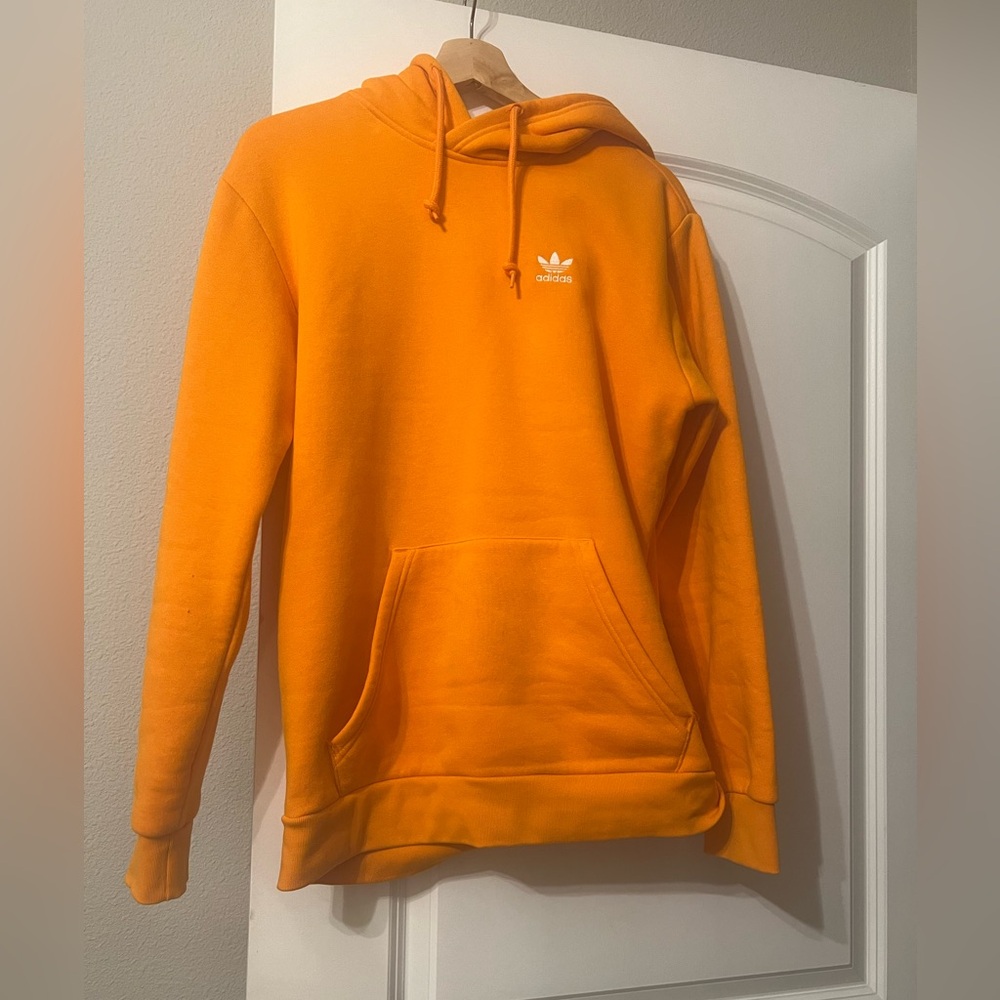 Adidas orange men’s hoodie